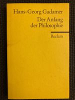 Hans-Georg Gadamer, Der Anfang der Philosophie