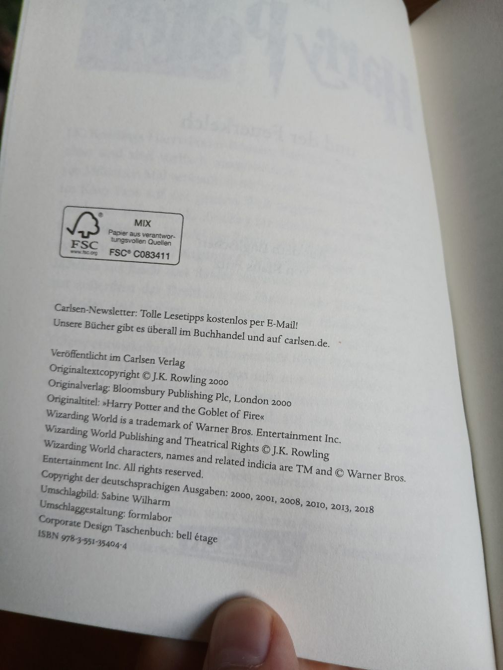 Libri: Harry Potter Bücher Teile 1,2,4+5  – Usato da Wädenswil venduto da LeTroedel 5
