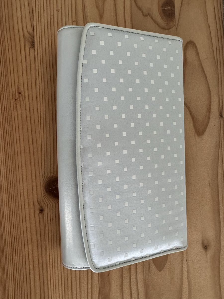 Taschen für Damen: Charles Jourdan Paris Clutch, hellblau, Sommer-Accessoire – Gebraucht aus Lanzenhäusern von Galaa 1