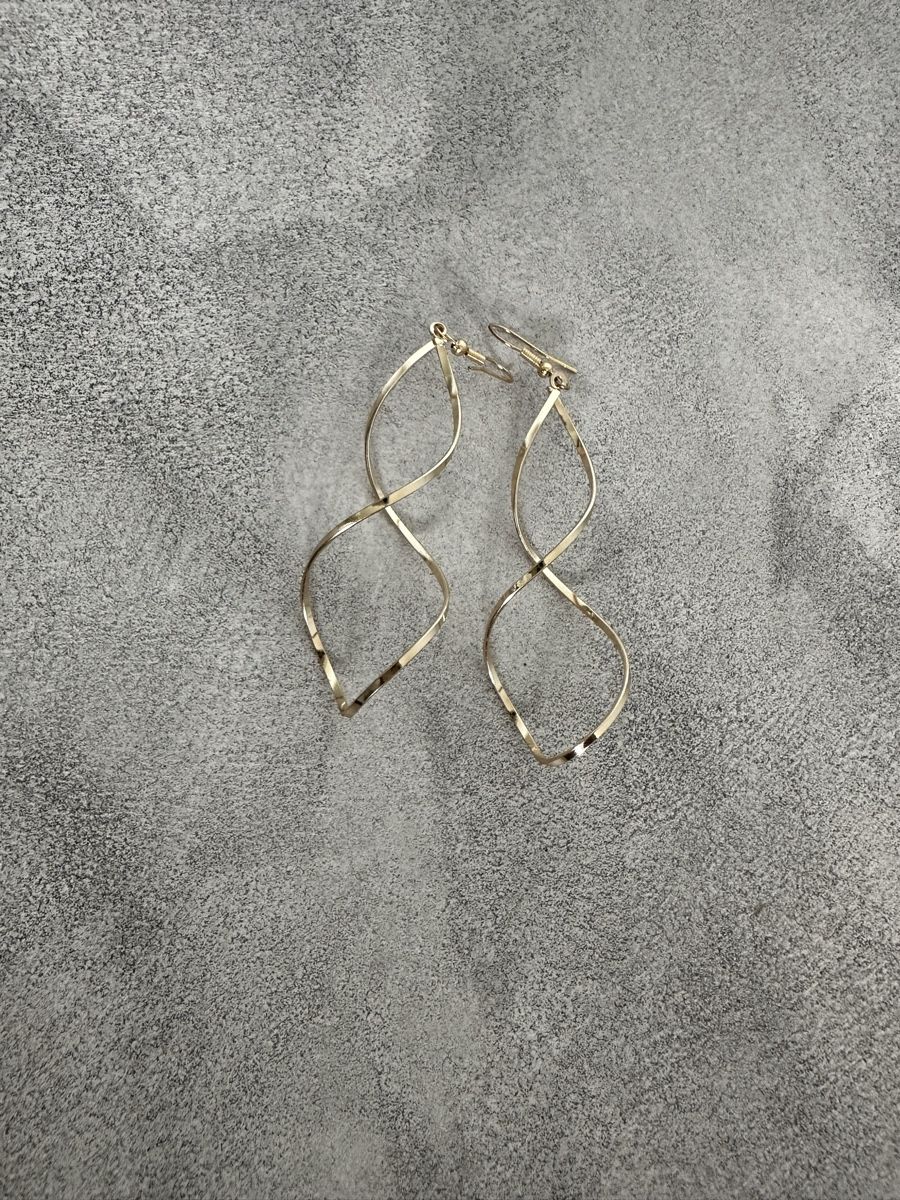 Orecchini pendenti & Orecchini a lobo: Ohrringe Gold, Spiralform, lang,-Accessoir – Nuovo (secondo la descrizione) da Dietikon venduto da vithya88 2