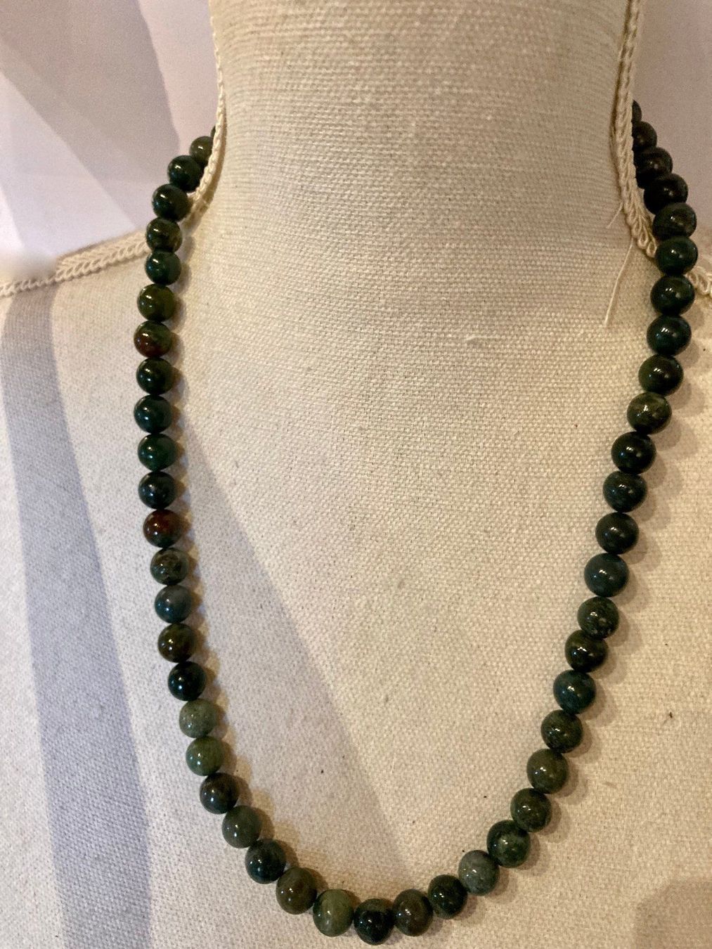 Catenine: Halskette - Moosachat – Nuovo (secondo la descrizione) da Biberist venduto da tl-schmuck 1