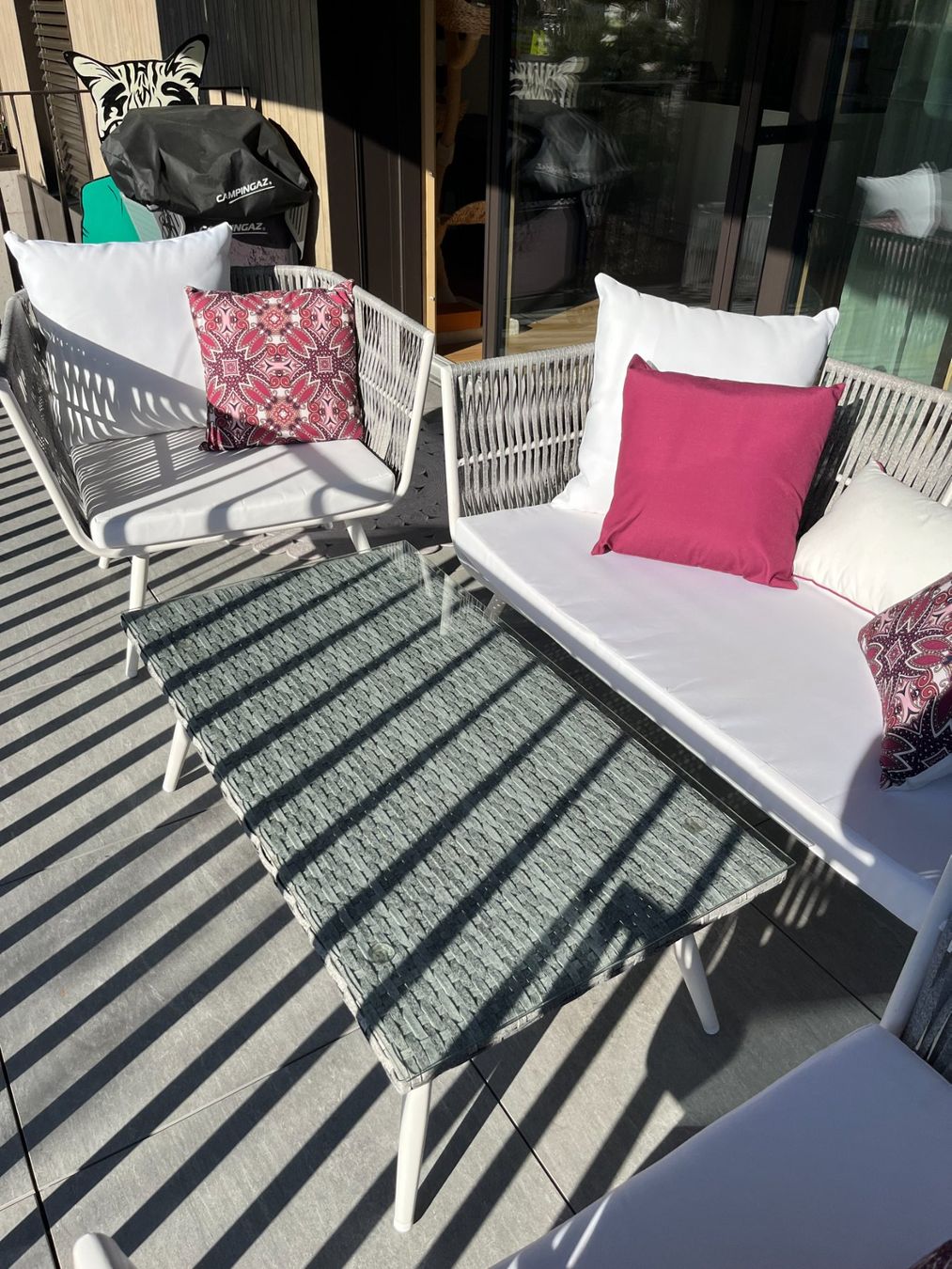 Beliani Set di tavolo e panche: Gartenmöbel Set – Usato da Richterswil venduto da BtheBlond 1