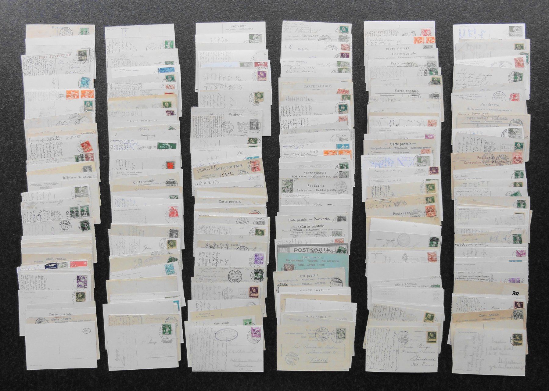 Cartoline postali: grosses Lot Ansichtskarten SCHWEIZ, zus. über 280 Stück – Usato da Reiden venduto da cinfis 8