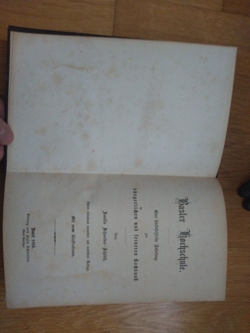Libri: Kochbuch antik 1883 – Usato da Felben-Wellhausen venduto da bananajoe8474 2