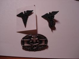 3 Abzeichen/Auszeichnung US Medical Corps