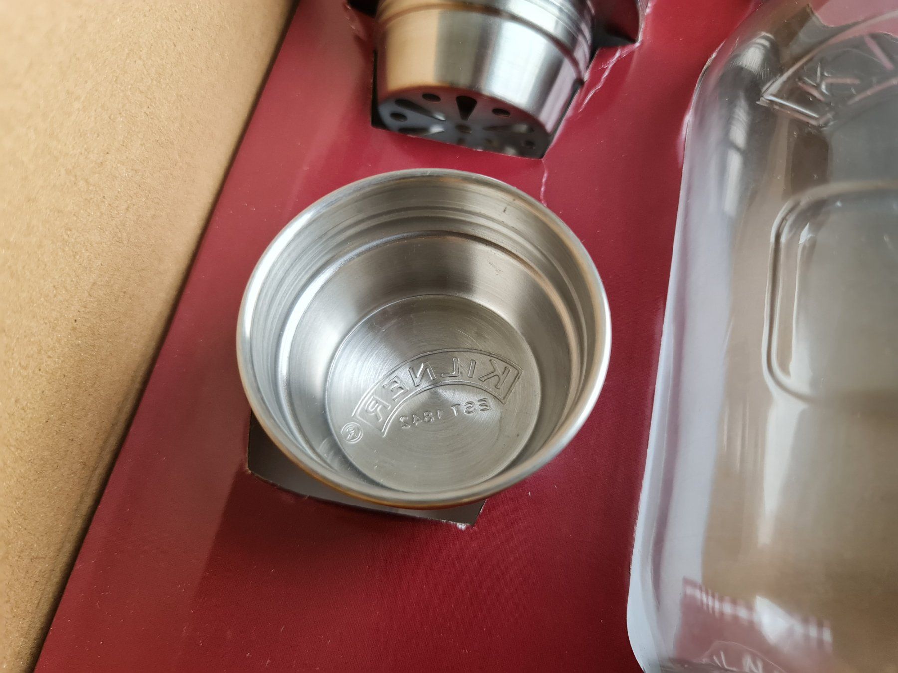 Elettrodomestici da cucina: Kilner Cocktail Shaker Glas Edelstahl Set Originalverpackung – Nuovo (secondo la descrizione) da Obfelden venduto da ZinggHandel 3