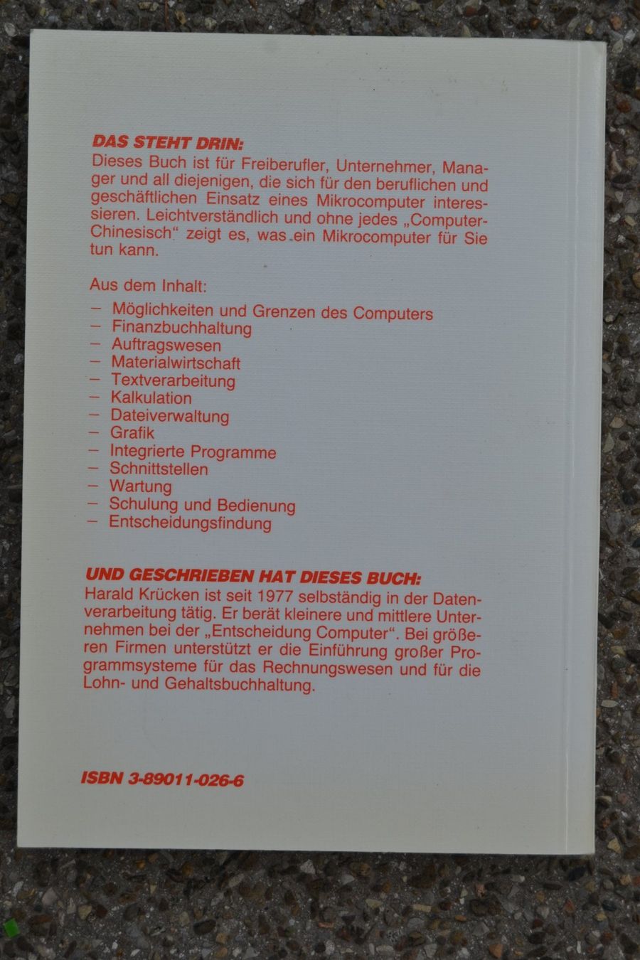 Libri: Computer fürs Geschäft – Nuovo e nell'imballaggio originale da Wil SG venduto da fanofrio 1