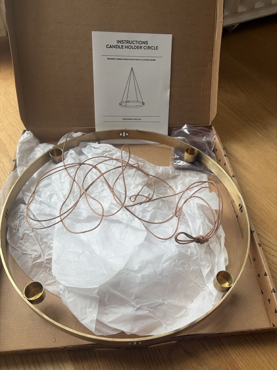Ferm living Portacandele: Ferm Living Kerzenhalter Circle – Usato da Basel venduto da yul81 1