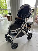 UPPA Baby Vista Gregory blau mit Wanne, Sportsitz und Extras