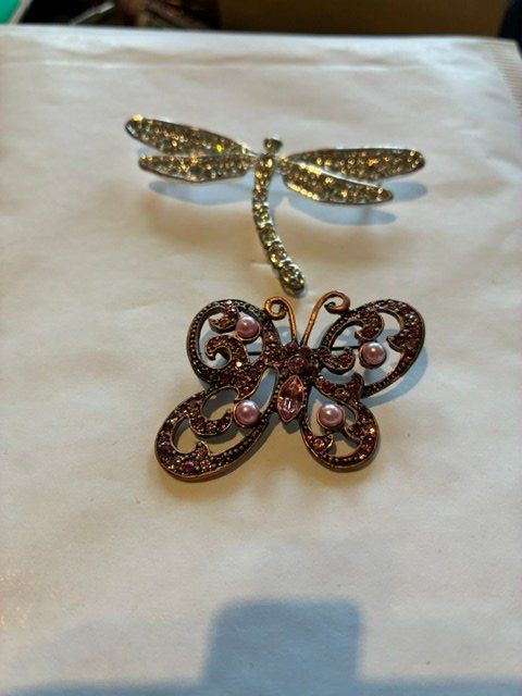 Spille & Fermagli: 2 grande broches - papillons – Usato da Evilard venduto da nenette01 1