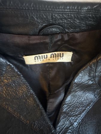 Miu Miu Lederjacke für Frauen