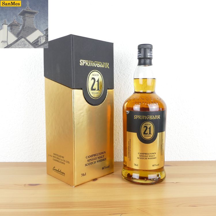 Springbank, 21 Years, ein toller Klassiker, abgefüllt 2015 (Neu (gemäss ...