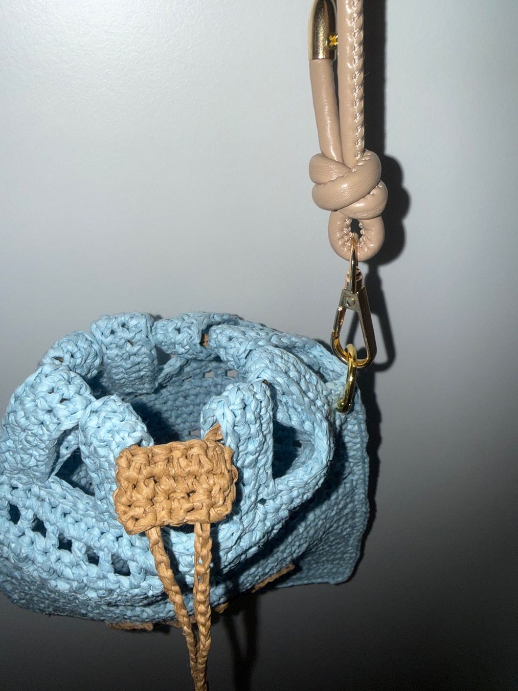 Borse da donna: Tasche aus Raffiabast Umhängetasche handgestrikt – Nuovo (secondo la descrizione) da Buchrain venduto da nat_pl5p 8