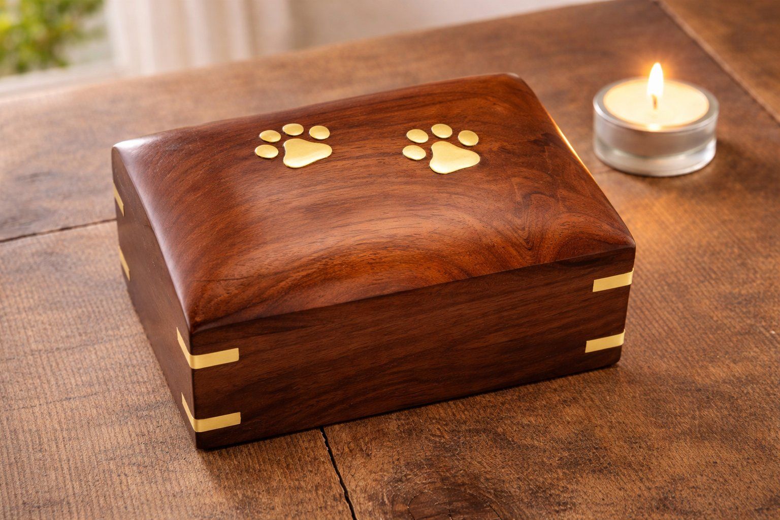 Articoli in legno: Urne / Hundeurne / Tierurne / Holzurne Grösse L – Nuovo e nell'imballaggio originale da Menziken venduto da Zyropa
