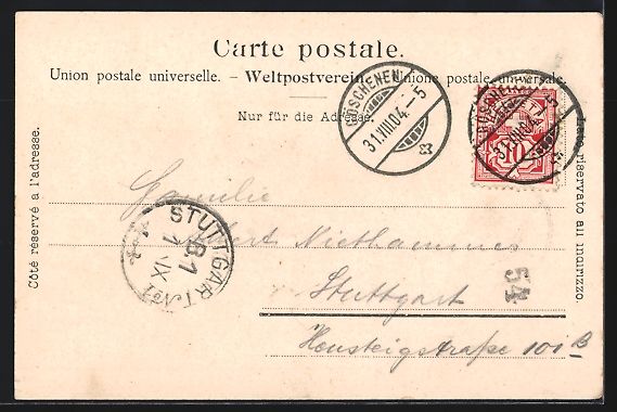 Cartes postales: Schöllenen, einzelnes Haus an Serpentin – D'occasion à Berlin par bartko-reher 1