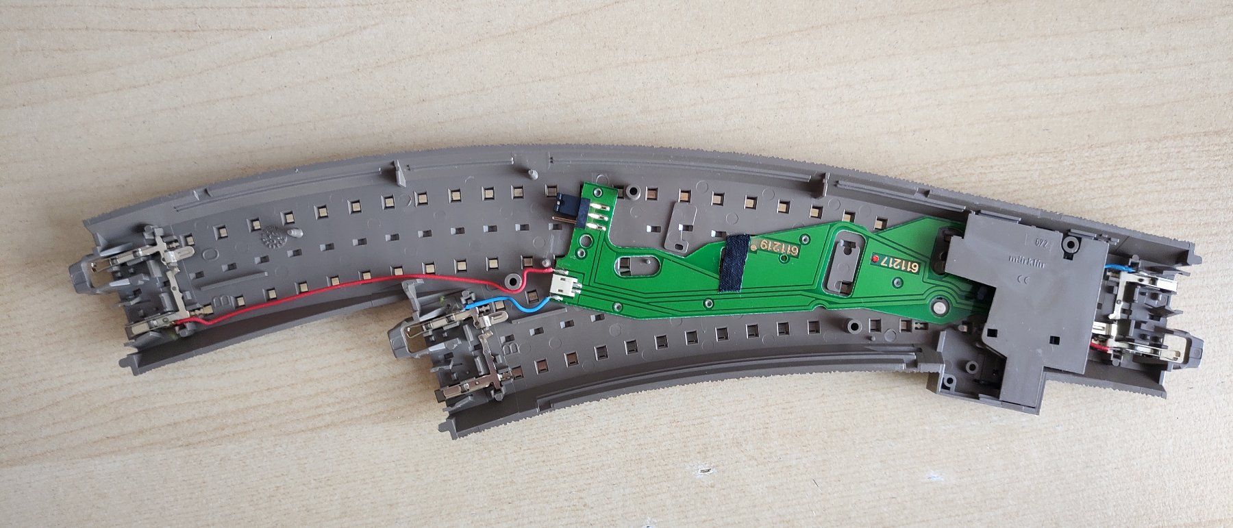 Trix Modellini di ferrovie: Trix C-Gleis 62672 Bogenweiche rechts – Usato da Münsingen venduto da Rufer34 1