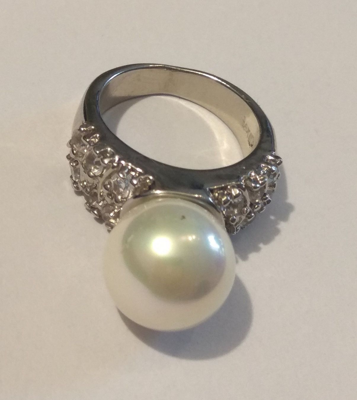 Anelli: Perle/Strass Ring gr. 52 – Nuovo e nell'imballaggio originale da Münchenbuchsee venduto da Daniel0133
