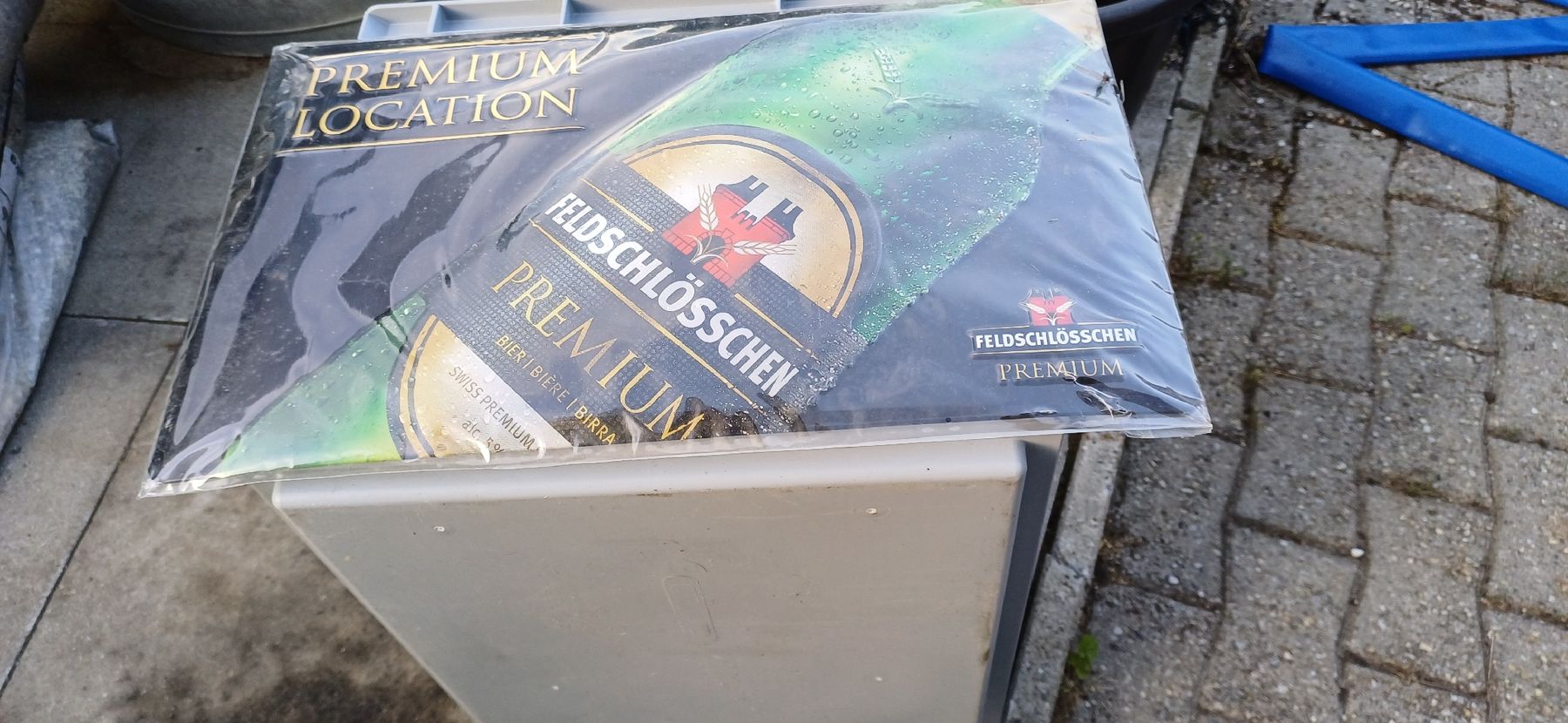 Foto & Immagini: WerbeTafel Feldschloʻschen Bier – Nuovo (secondo la descrizione) da Wängi venduto da Koebi62 1