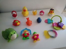 Badespielzeug Set Tierfiguren bunt gebrauchter Zustand