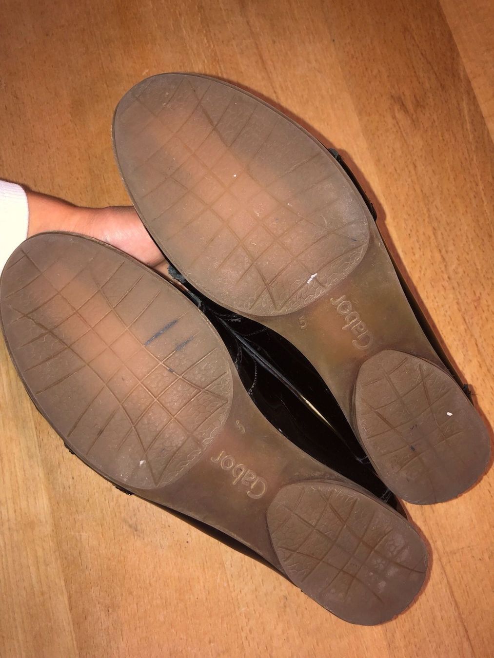 Gabor Damenschuhe: Gabor Mokassin Lackleder schwarz Glitzer 37.5 – Gebraucht aus Winterthur von chiaraelisa93 3