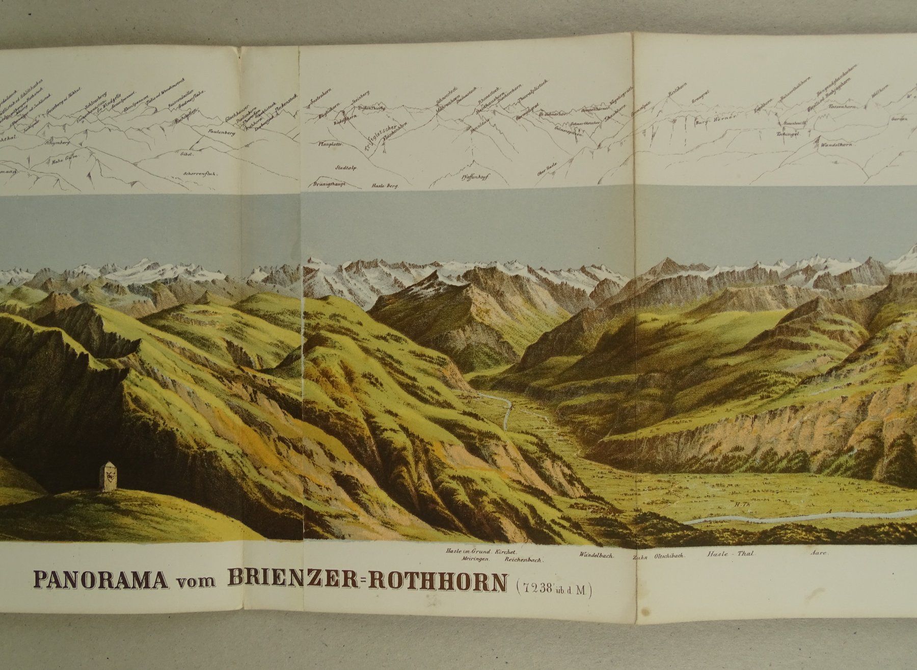 Libri: PANORAMA VOM BRIENZER-ROTHORN – Usato da Grüningen venduto da Kartensammler 2