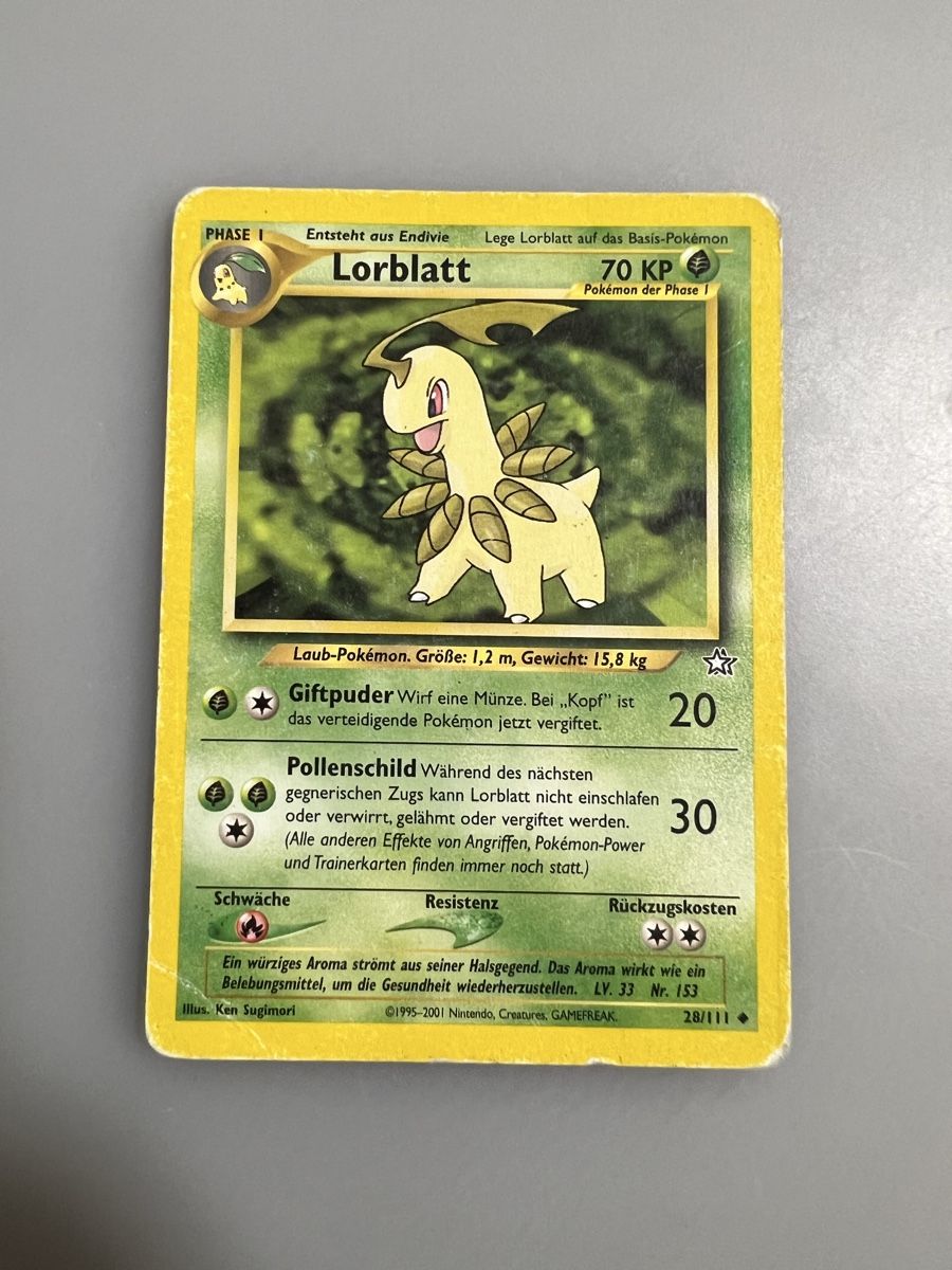 Pokémon Carte collezionabili: Lorblatt – Usato da Muttenz venduto da Michugee97