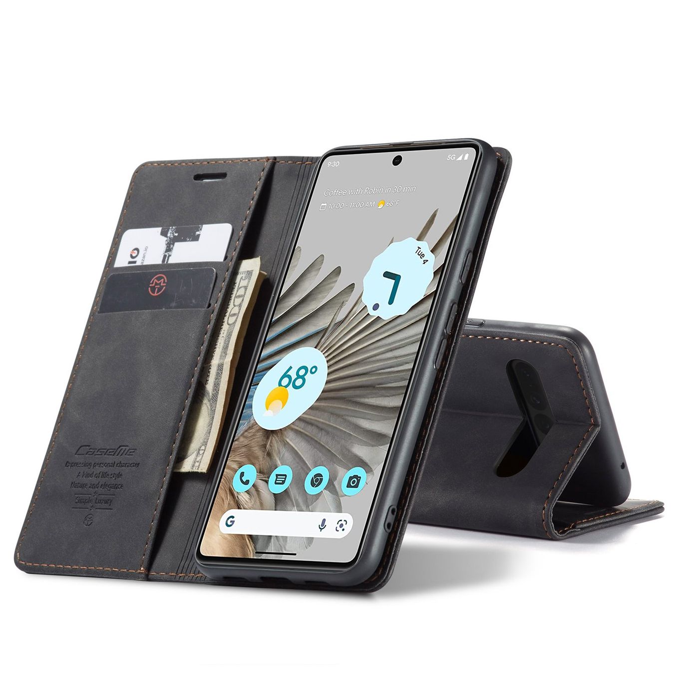 Cover & Protezioni schermo: Goolge Pixel 7 Pro - étui à rabat portefeuile support NOIR – Nuovo e nell'imballaggio originale da Morges venduto da DigiAC