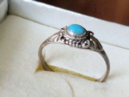 Ring Silber Türkis