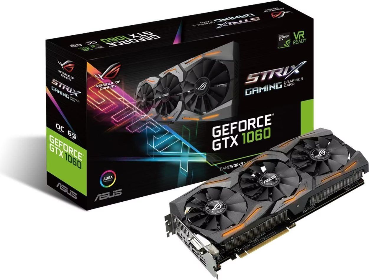Nvidia Schede grafiche: GTX 1060 ASUS ROG Strix 6GB – Usato da Aadorf venduto da CitySun 1