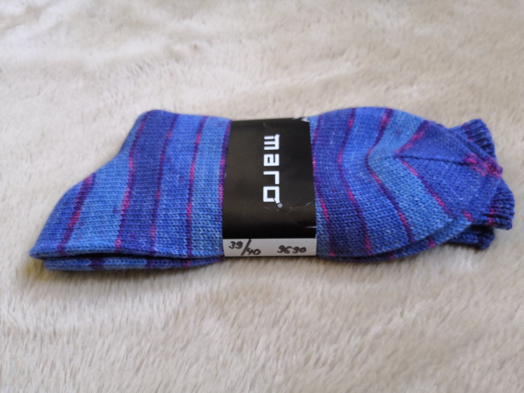 Socken: Coole Wollsocken von MARO, Gr.39/40 – Neu und originalverpackt aus Birsfelden von Pluesser