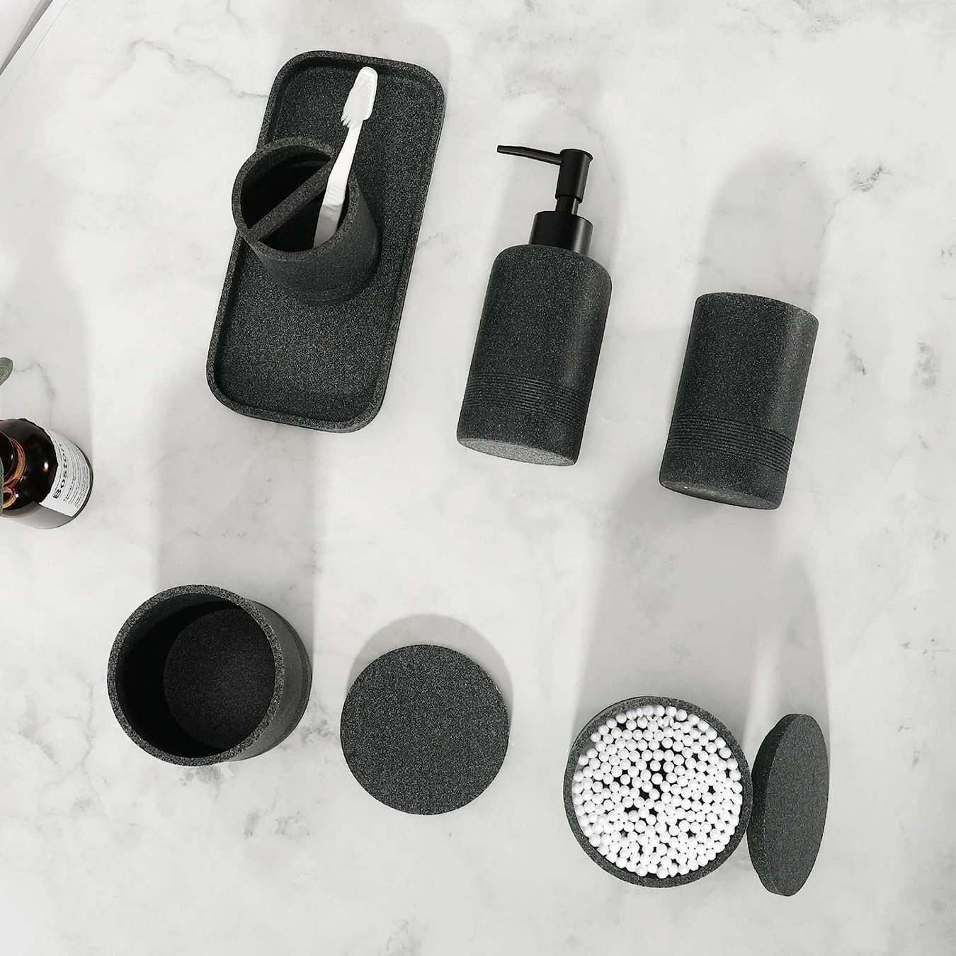 Portasapone: Badezimmer Set – 6 Teile – Nuovo e nell'imballaggio originale da Nuglar venduto da SaleRitter 1