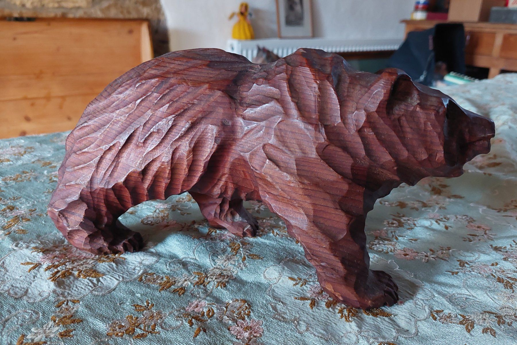 Sculture & Statue: Holz-Bär Skulptur, Handgeschnitzt, Deko-Objekt – Usato da Siblingen venduto da rantiques 4
