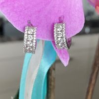 Elegante Silber Ohrringe Creolen Moments