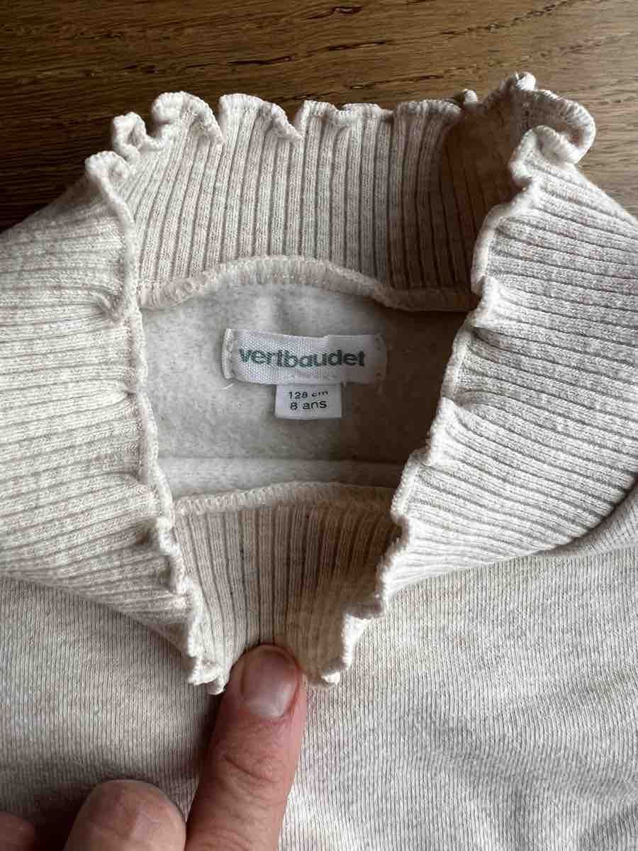 Maglioni & Felpe: Vertbaudet Pullover beige mit Reh Motiv Grösse 128 – Nuovo (secondo la descrizione) da Dürnten venduto da Al666 1