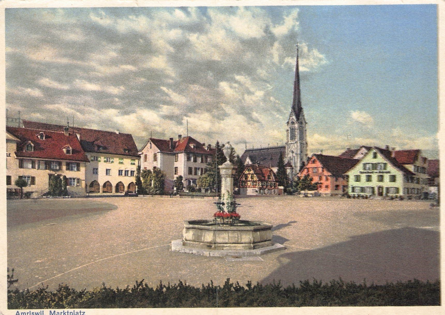 Cartes postales: AK.TG Amriswil , Marktplatz – D'occasion à Reichenburg par Pipo-67