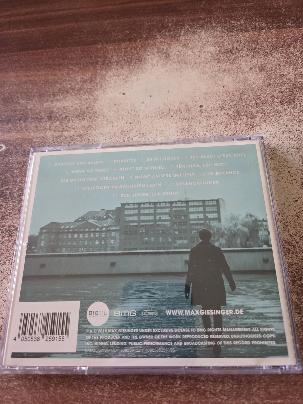 CD: Max Giesinger - Der Junge, der rennt – Usato da Wattenwil venduto da Mage66 1