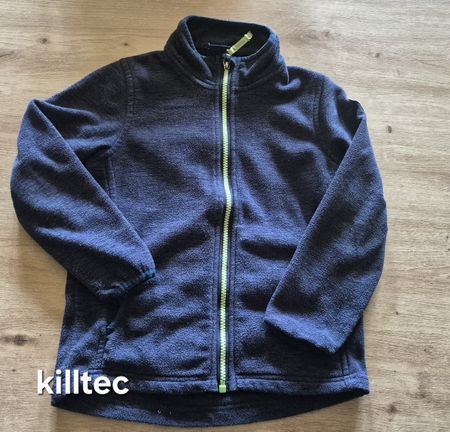 Killtec Fleecejacke Grösse 110 dunkelblau guter Zustand