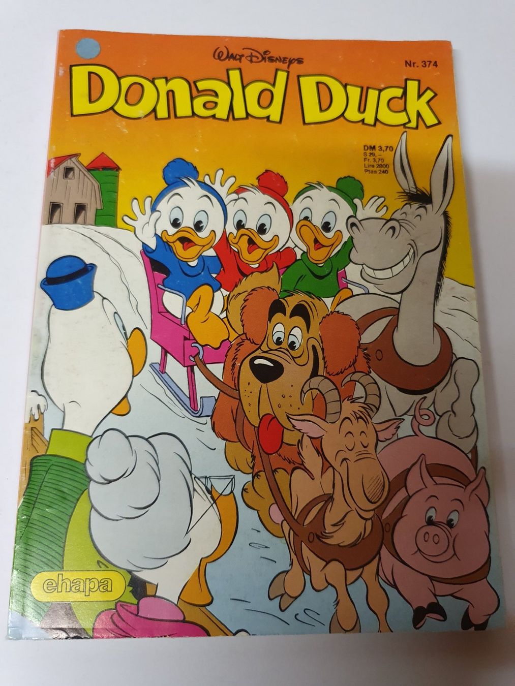 Fumetti: Donald Duck Nr. 374 / Disney 1987 – Usato da Oberdorf BL venduto da BaldenEagle