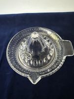 Zitruspresse Glas klar vintage guter  Zustand