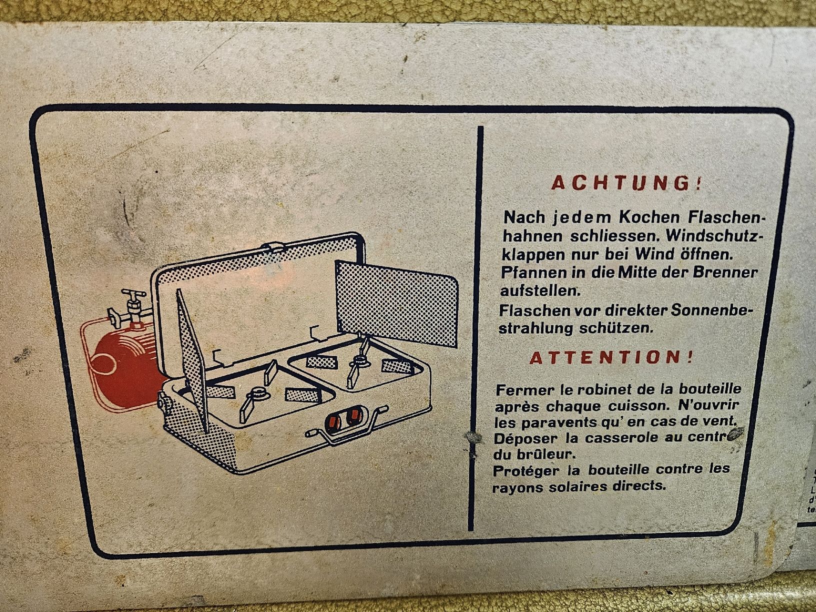 Accessori: Camping Kocher Camping-box – Usato da Oberburg venduto da znas 4