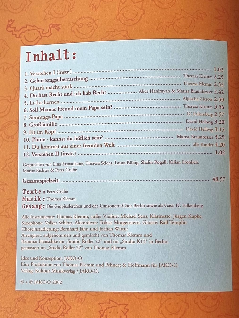 Libri: Buch + CD GROSSWERDEN IST SO AUFREGEND 3j. Lieder Geschichte – Usato da Dürnten venduto da Bachtelrider_ 6