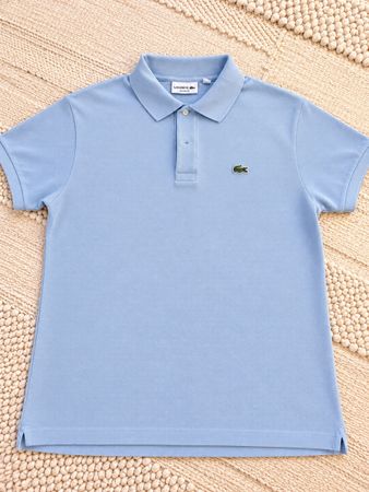 Original Lacoste Herren Poloshirt hellblau Gr L