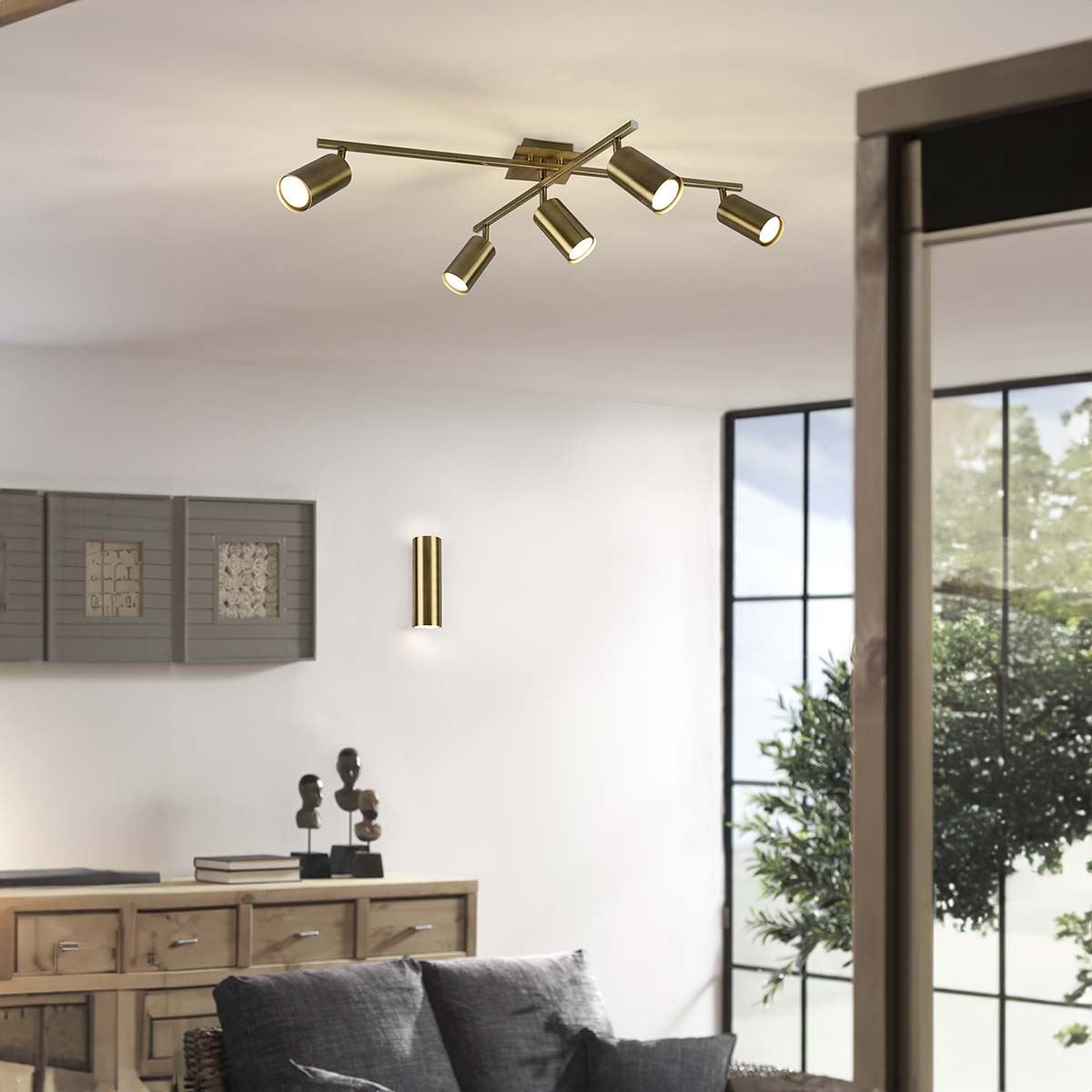 Lampade: Wandleuchte, Altmessing, 18 cm Höhe – Nuovo (secondo la descrizione) da Kreuzlingen venduto da Smart-Light 6