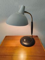 Stilnovo Milano Italy Tischlampe ca1950 Metall Holz