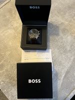 Elegante BOSS Herrenuhr Chronograph wie neu OVP