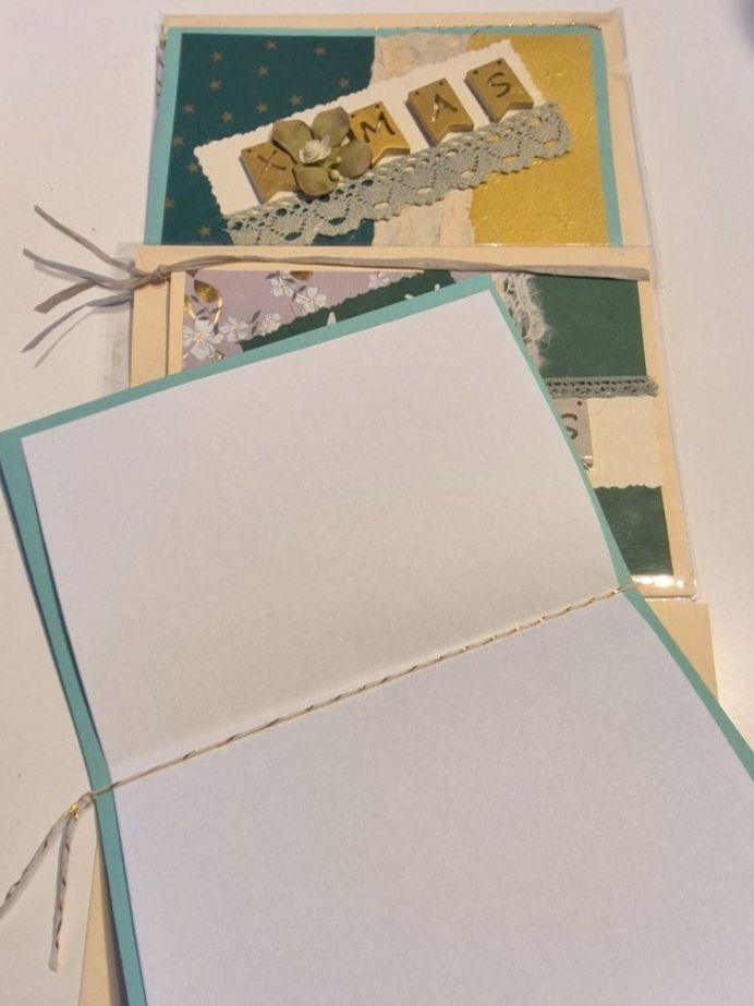 Cartes: 3er SET, Weihnachtskarten mit X-MAS Buchstaben – Neuf avec emballage d'origine à Nottwil par echtMOMO 7