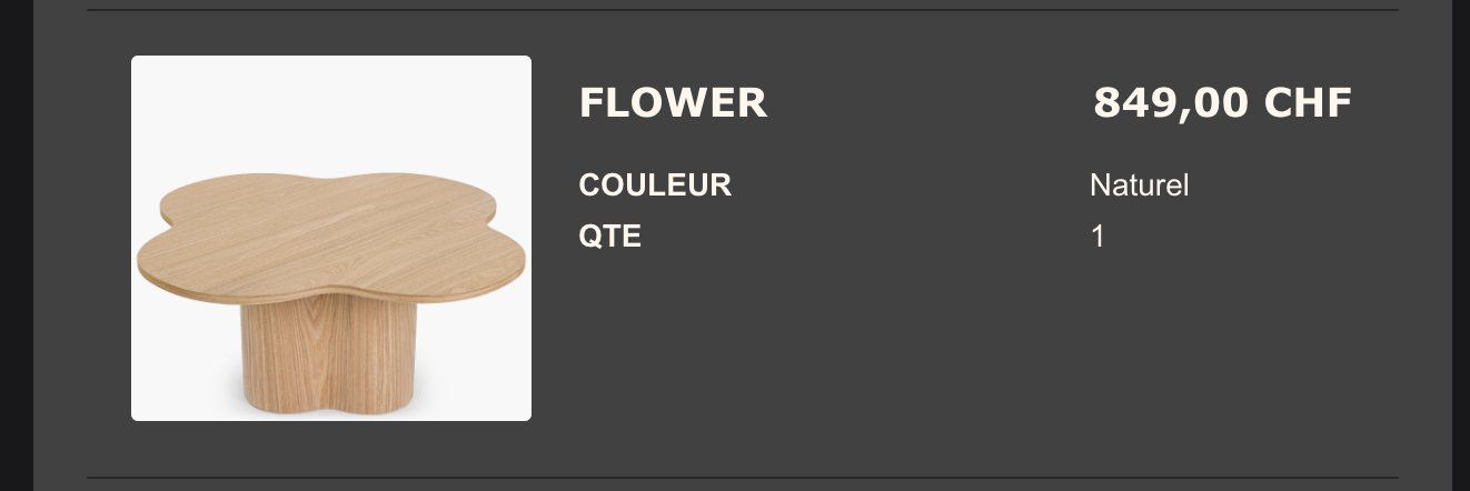 Tavoli: NV Gallery - TABLE Flower – Nuovo (secondo la descrizione) da Penthalaz venduto da tsarerie 3