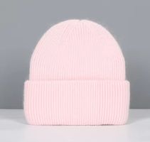 Neu! Warme Beanie KASCHMIR & Angora * rose * 54-60 cm * M