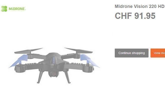 Midrone vision deals 220 hd