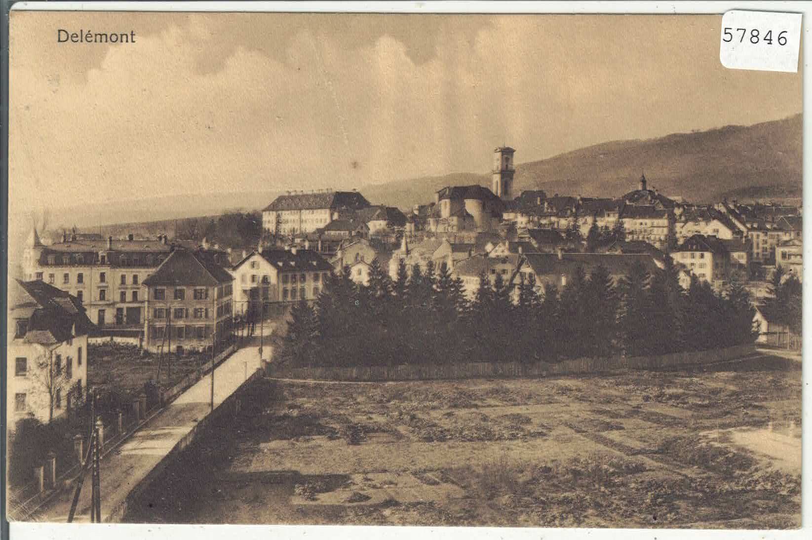 Cartoline postali: Delemont - Vue generale – Difettoso da Ettingen venduto da Kartenplanet